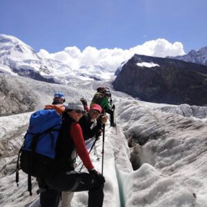 Gletschertrekking zur Monte Rosa-Hütte